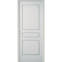 Bloc-porte postformé isotherme Séviac - 204x83 cm - PD - H72 mm avec joint balai - chant à recouvrement - serrure 3 pts